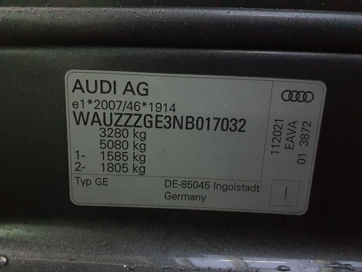 Photo 10 VIN: WAUZZZGE3NB017032 - AUDI E-TRON 