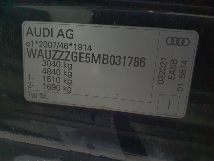 Photo 10 VIN: WAUZZZGE5MB031786 - AUDI E-TRON 