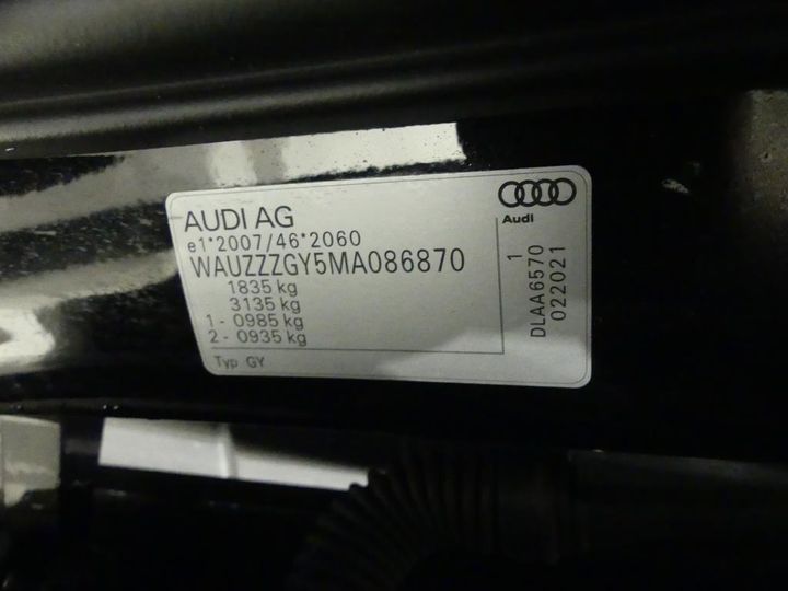 Photo 3 VIN: WAUZZZGY5MA086870 - AUDI A3 SPORTBACK 