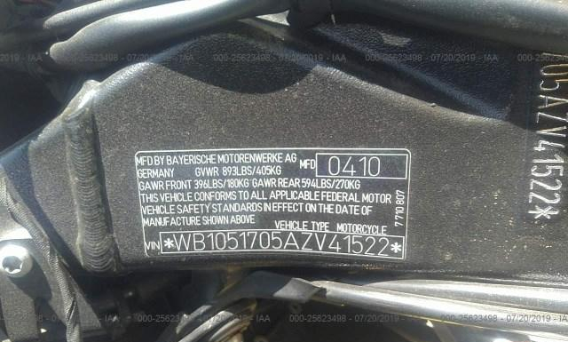 Photo 9 VIN: WB1051705AZV41522 - BMW S 