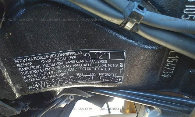 Photo 9 VIN: WB1053402CZL15473 - BMW S 