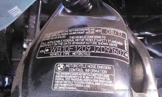 Photo 9 VIN: WB10F1209JZD91602 - BMW K1600 