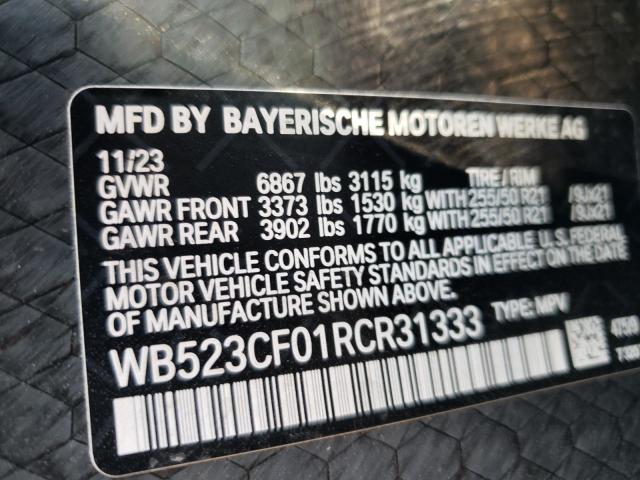 Photo 12 VIN: WB523CF01RCR31333 - BMW IX XDRIVE5 