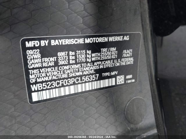 Photo 8 VIN: WB523CF03PCL56357 - BMW IX 