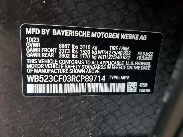 Photo 11 VIN: WB523CF03RCP89714 - BMW IX XDRIVE5 