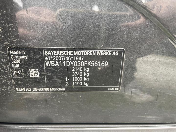 Photo 22 VIN: WBA11DY030FK56169 - BMW SERIE 3 