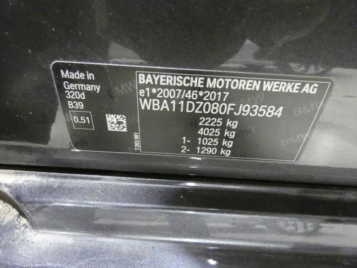 Photo 5 VIN: WBA11DZ080FJ93584 - BMW 3 TOURING 