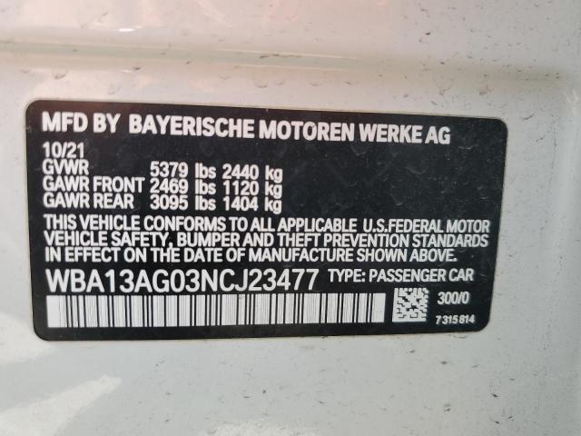 Photo 12 VIN: WBA13AG03NCJ23477 - BMW 530E 