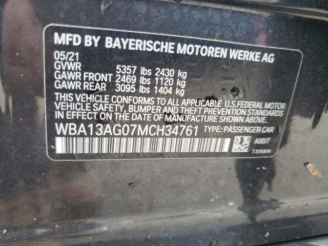 Photo 12 VIN: WBA13AG07MCH34761 - BMW 530E 