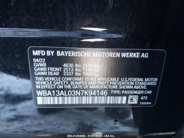 Photo 8 VIN: WBA13AL03N7K94146 - BMW M235I 