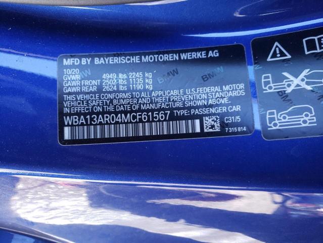 Photo 9 VIN: WBA13AR04MCF61567 - BMW M440XI 