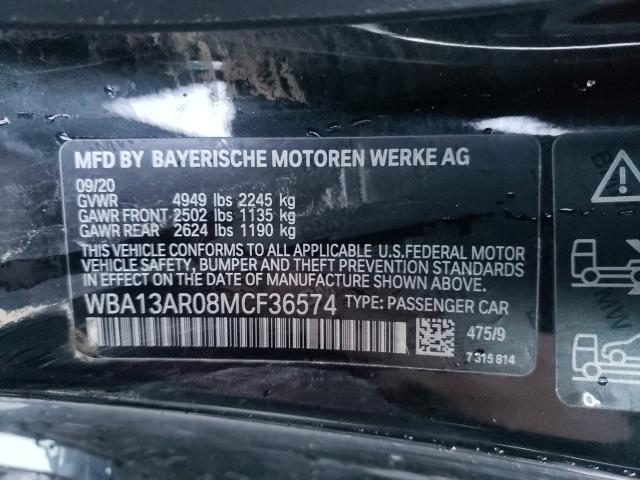 Photo 9 VIN: WBA13AR08MCF36574 - BMW M440XI 