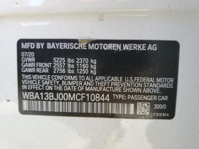 Photo 11 VIN: WBA13BJ00MCF10844 - BMW 530 XI 