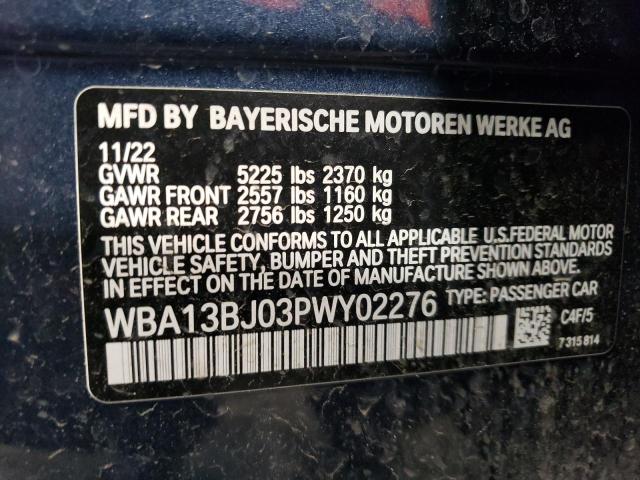 Photo 11 VIN: WBA13BJ03PWY02276 - BMW 530XI 