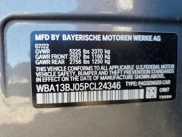 Photo 11 VIN: WBA13BJ05PCL24346 - BMW 5 SERIES 