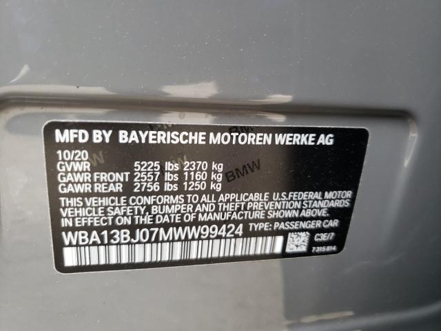 Photo 9 VIN: WBA13BJ07MWW99424 - BMW 530 XI 