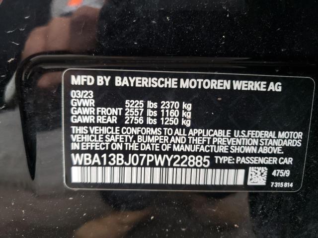 Photo 11 VIN: WBA13BJ07PWY22885 - BMW 5 SERIES 