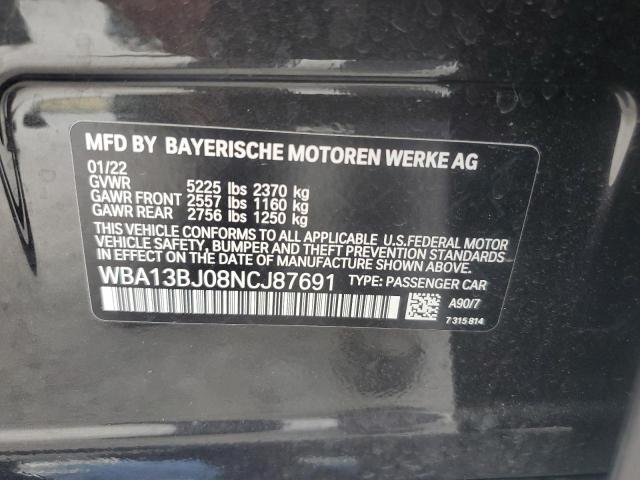 Photo 11 VIN: WBA13BJ08NCJ87691 - BMW 5ER 