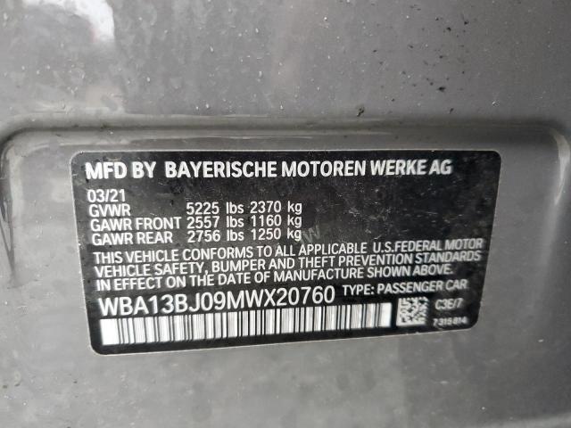 Photo 9 VIN: WBA13BJ09MWX20760 - BMW 530 XI 