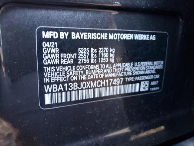 Photo 11 VIN: WBA13BJ0XMCH17497 - BMW 530 XI 