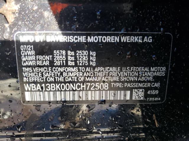 Photo 11 VIN: WBA13BK00NCH72508 - BMW M550XI 