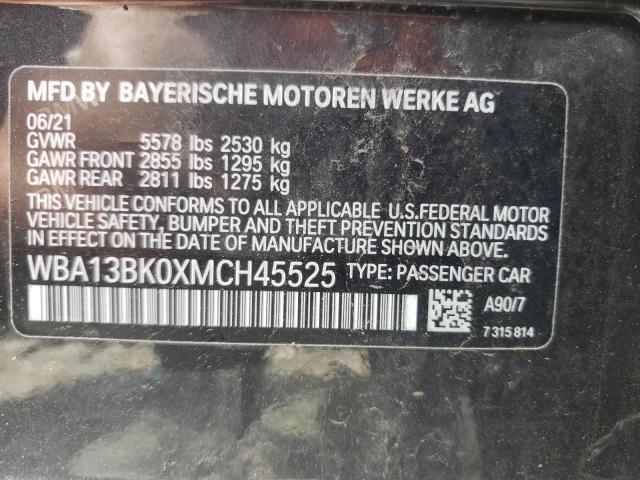 Photo 9 VIN: WBA13BK0XMCH45525 - BMW M550XI 