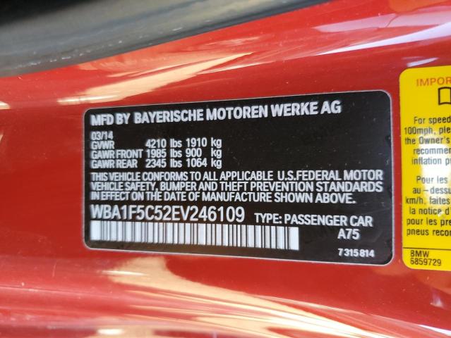 Photo 9 VIN: WBA1F5C52EV246109 - BMW 228 I 