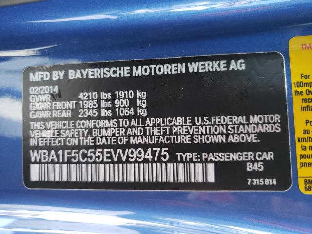 Photo 9 VIN: WBA1F5C55EVV99475 - BMW 228 I 