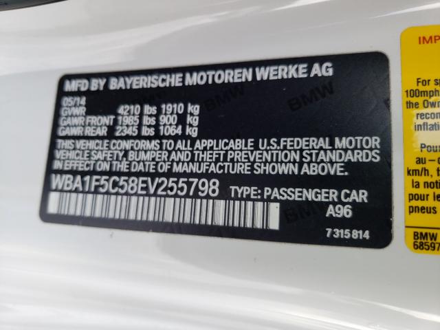 Photo 9 VIN: WBA1F5C58EV255798 - BMW 228 I 