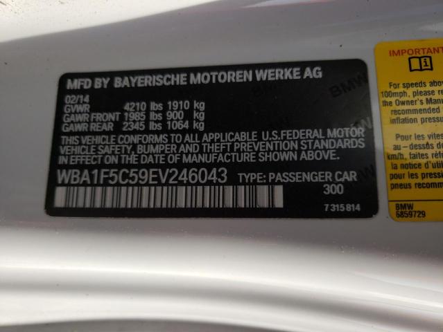 Photo 9 VIN: WBA1F5C59EV246043 - BMW 228 I 