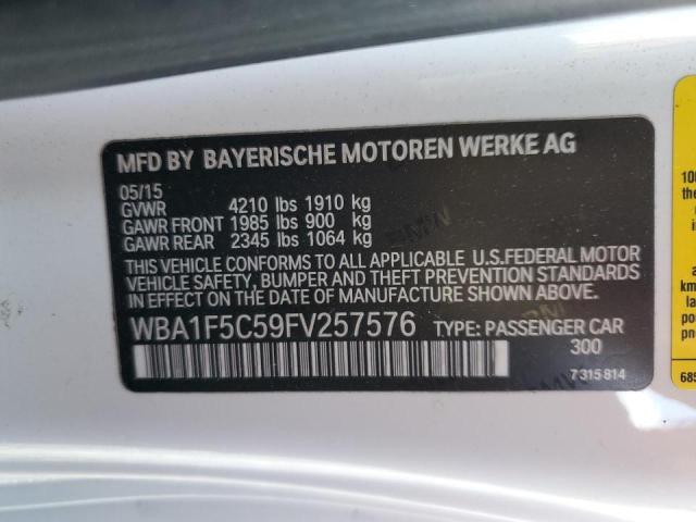 Photo 11 VIN: WBA1F5C59FV257576 - BMW 228 I 