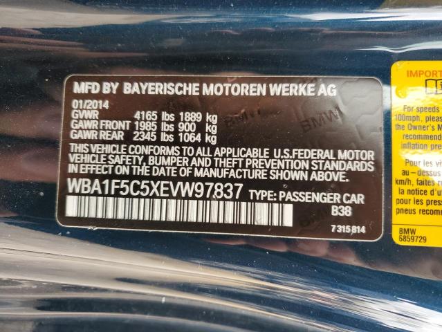 Photo 12 VIN: WBA1F5C5XEVW97837 - BMW 2 SERIES 