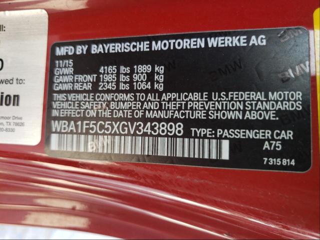 Photo 9 VIN: WBA1F5C5XGV343898 - BMW 228 I 