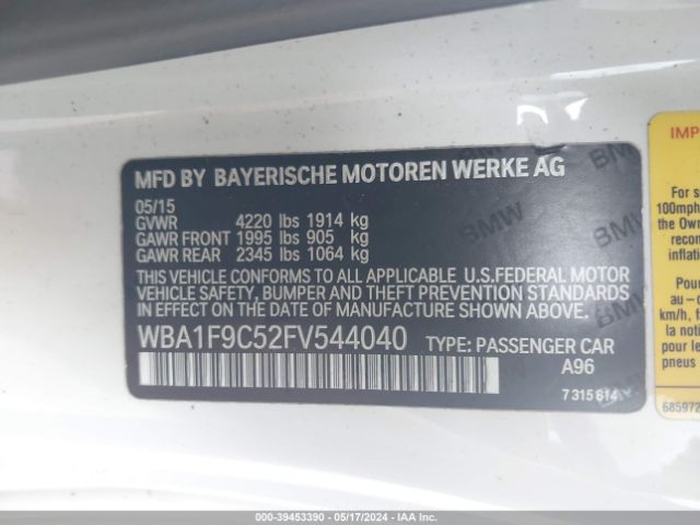 Photo 8 VIN: WBA1F9C52FV544040 - BMW 228I 