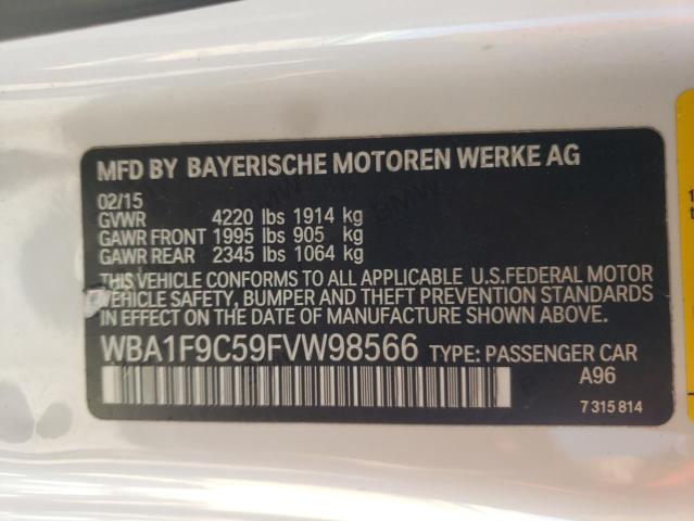 Photo 11 VIN: WBA1F9C59FVW98566 - BMW 2 SERIES 