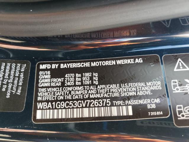 Photo 11 VIN: WBA1G9C53GV726375 - BMW 228 XI SUL 