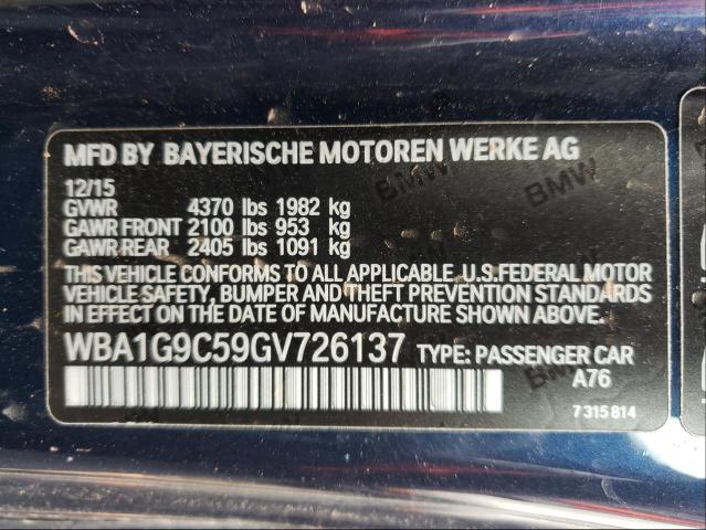 Photo 9 VIN: WBA1G9C59GV726137 - BMW 228 XI SUL 