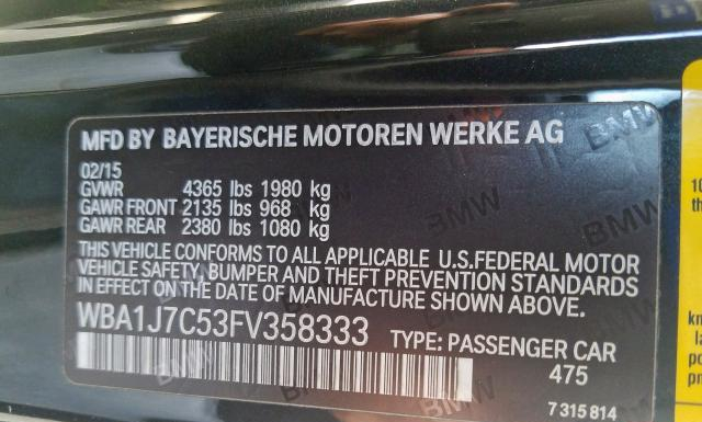 Photo 9 VIN: WBA1J7C53FV358333 - BMW M235I 