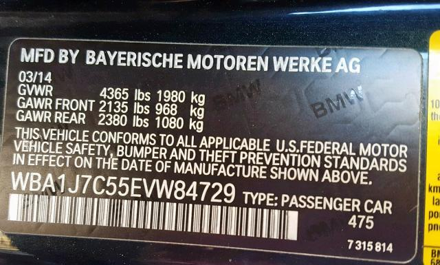 Photo 9 VIN: WBA1J7C55EVW84729 - BMW M235I 