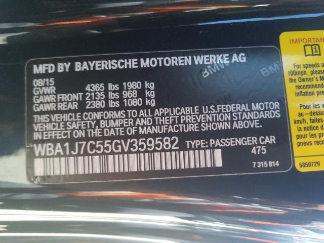 Photo 9 VIN: WBA1J7C55GV359582 - BMW M235I 