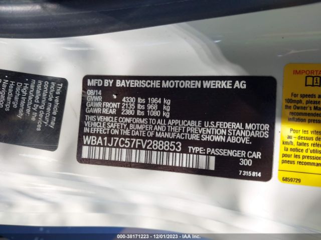 Photo 8 VIN: WBA1J7C57FV288853 - BMW M235 