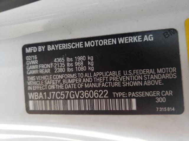 Photo 9 VIN: WBA1J7C57GV360622 - BMW M235I 