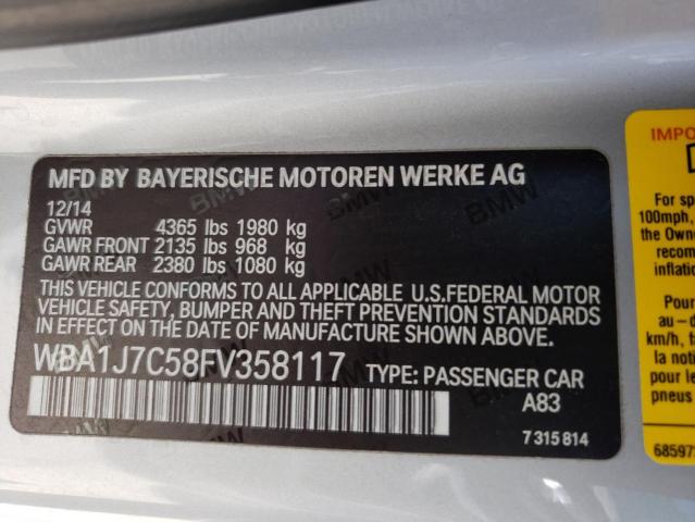 Photo 9 VIN: WBA1J7C58FV358117 - BMW M235I 