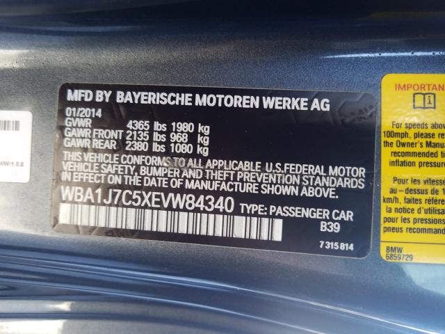 Photo 9 VIN: WBA1J7C5XEVW84340 - BMW M235I 