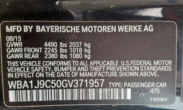 Photo 9 VIN: WBA1J9C50GV371957 - BMW M235XI 