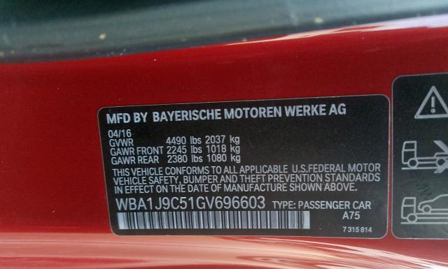 Photo 9 VIN: WBA1J9C51GV696603 - BMW M235XI 