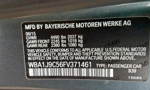 Photo 9 VIN: WBA1J9C56FV371461 - BMW M235XI 