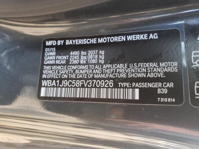 Photo 9 VIN: WBA1J9C58FV370926 - BMW M235XI 