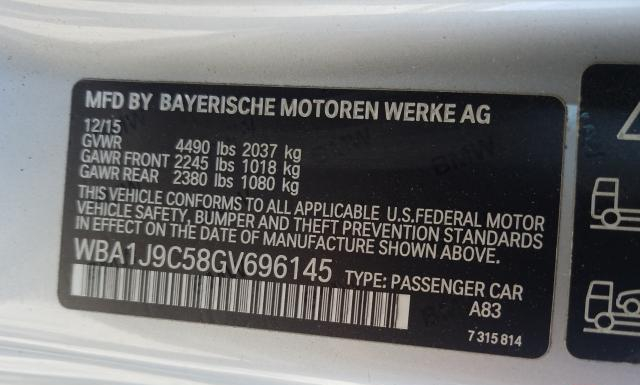 Photo 9 VIN: WBA1J9C58GV696145 - BMW M235XI 