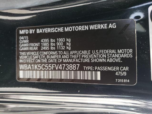 Photo 11 VIN: WBA1K5C55FV473887 - BMW 228 I 